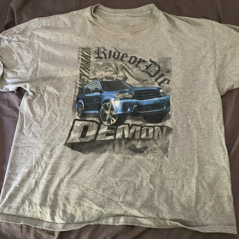 Detailed men’s T-shirt “Ride or Die”